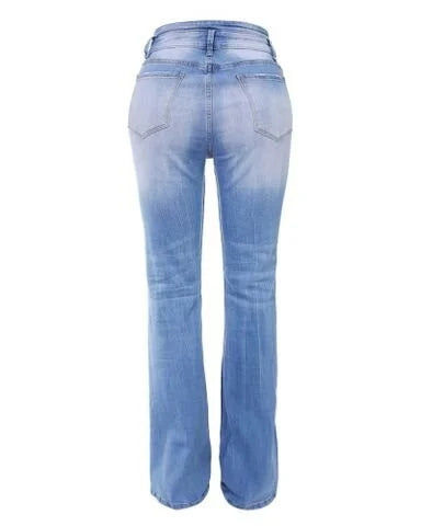 Pantalon en jean taille haute sexy