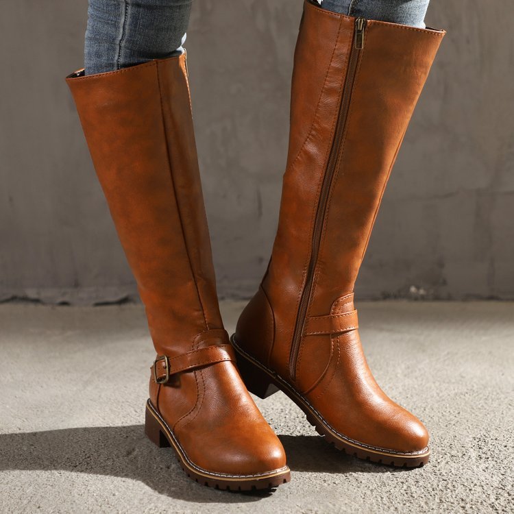 Bottes en cuir pour femmes