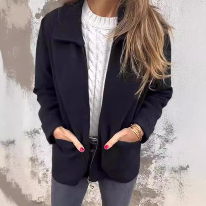 Lina Veste Cardigan Élégante en Laine