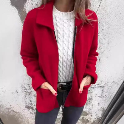 Lina Veste Cardigan Élégante en Laine