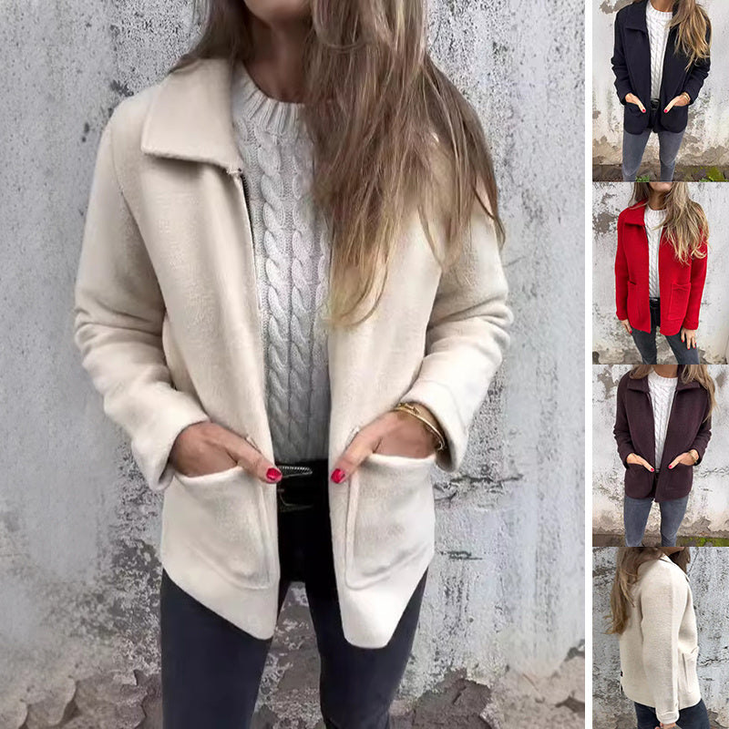 Lina Veste Cardigan Élégante en Laine